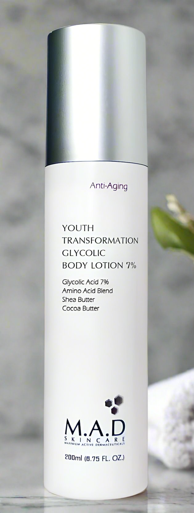Youth Transformation Glycolic Body Lotion by M.A.D. Skincare