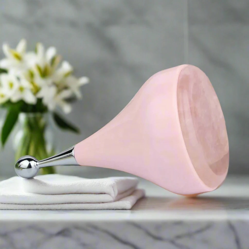 Rose Quartz Cold Massage Tool
