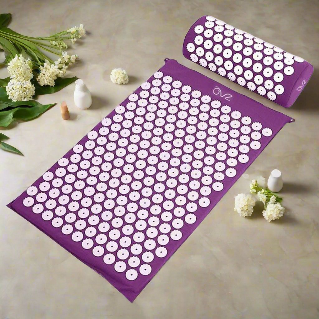 Reset Acupuncture Mat & Pillow Set Black
