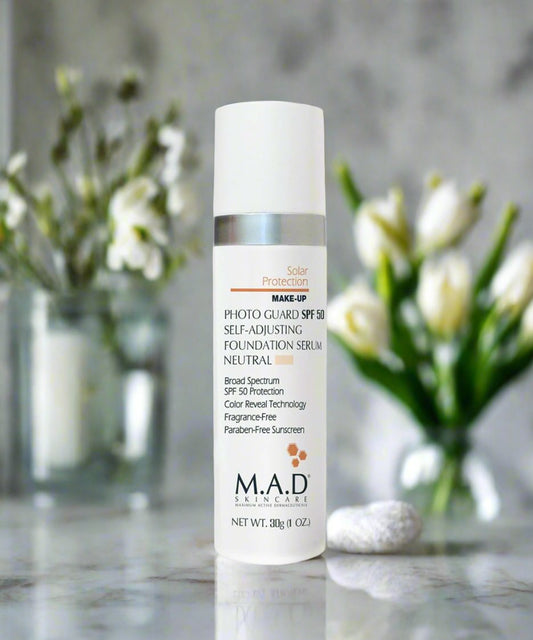 Photo Guard SPF 50 Self-Adjusting Foundation Serum-Neutral By M.A.D Skincare