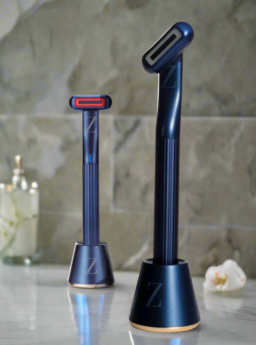 AKS 360 Red Light Therapy with Microcurrent (Blue) - TheDermalFormula