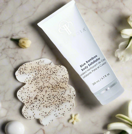 Blue Bamboo Exfoliator for Body - TheDermalFormula