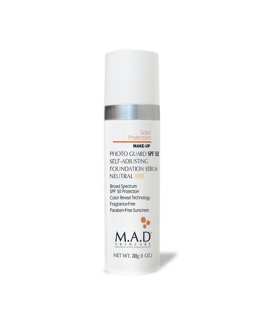 Photo Guard SPF 50 Self-Adjusting Foundation Serum-Neutral By M.A.D Skincare