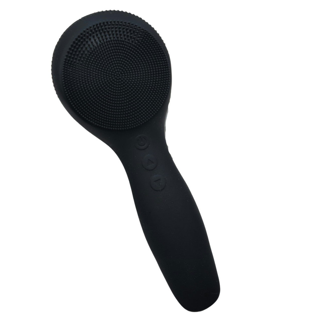 IUV Sonic LED Silicone Thermo Cleansing Brush with Microcurrent- Black