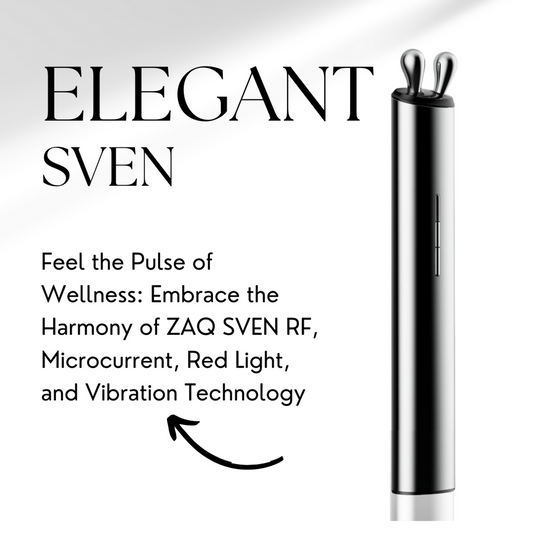 ZAQ SVEN RF, Microcurrent, Red Light, & 3D Massage Technology