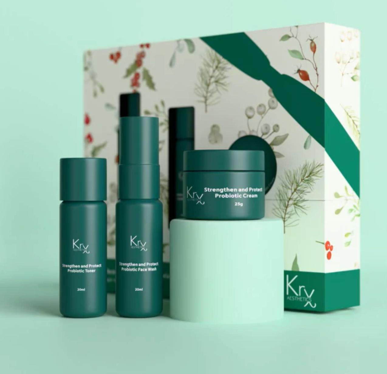 KrX Strengthen + Protect Probiotic Holiday Kit