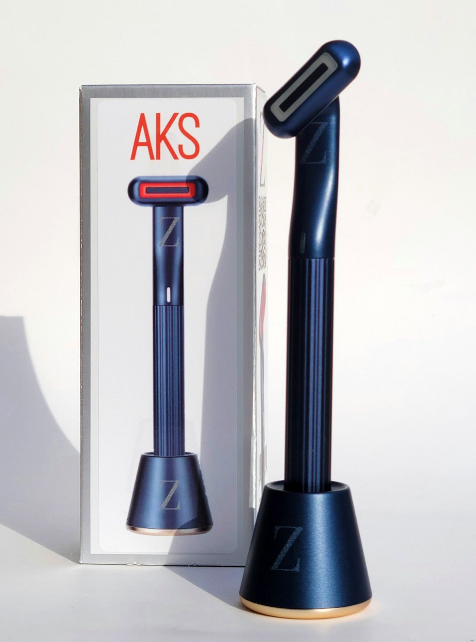 AKS 360 Red Light Therapy with Microcurrent (Blue) - TheDermalFormula