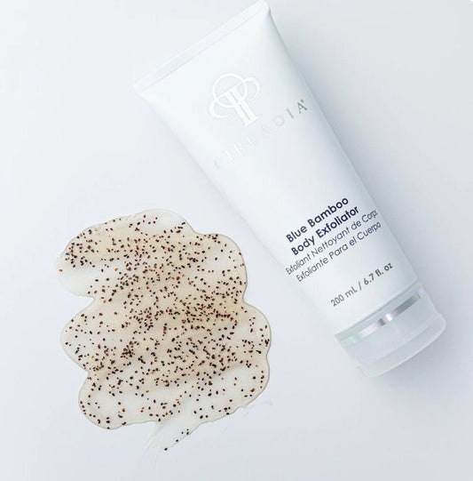 Blue Bamboo Exfoliator for Body - TheDermalFormula